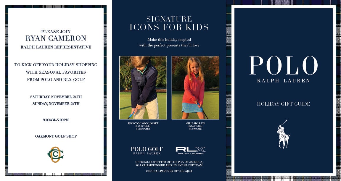 Polo Golf Holiday 2018 OCC Trifold